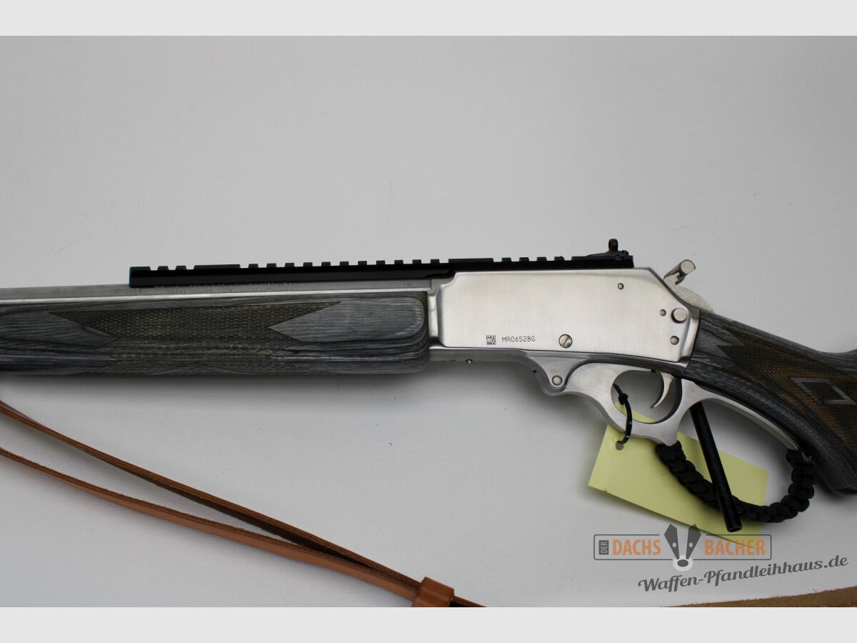 UHR Büchse Marlin 1895 SBL Kal. 45-70 GOV Stainless Lederriemen, Bild 3 von 8