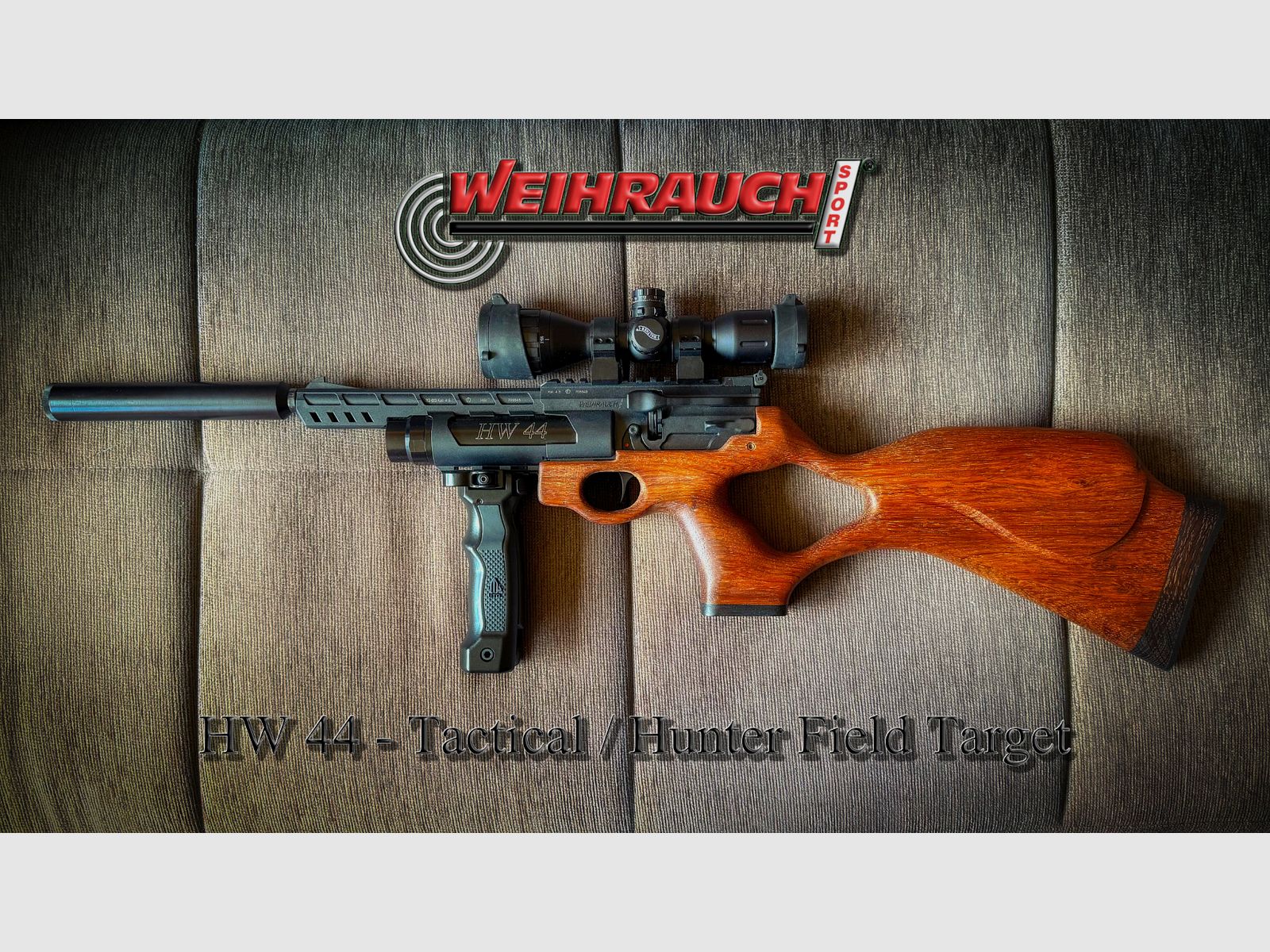 Weihrauch HW44 mit reichlich zubehör.