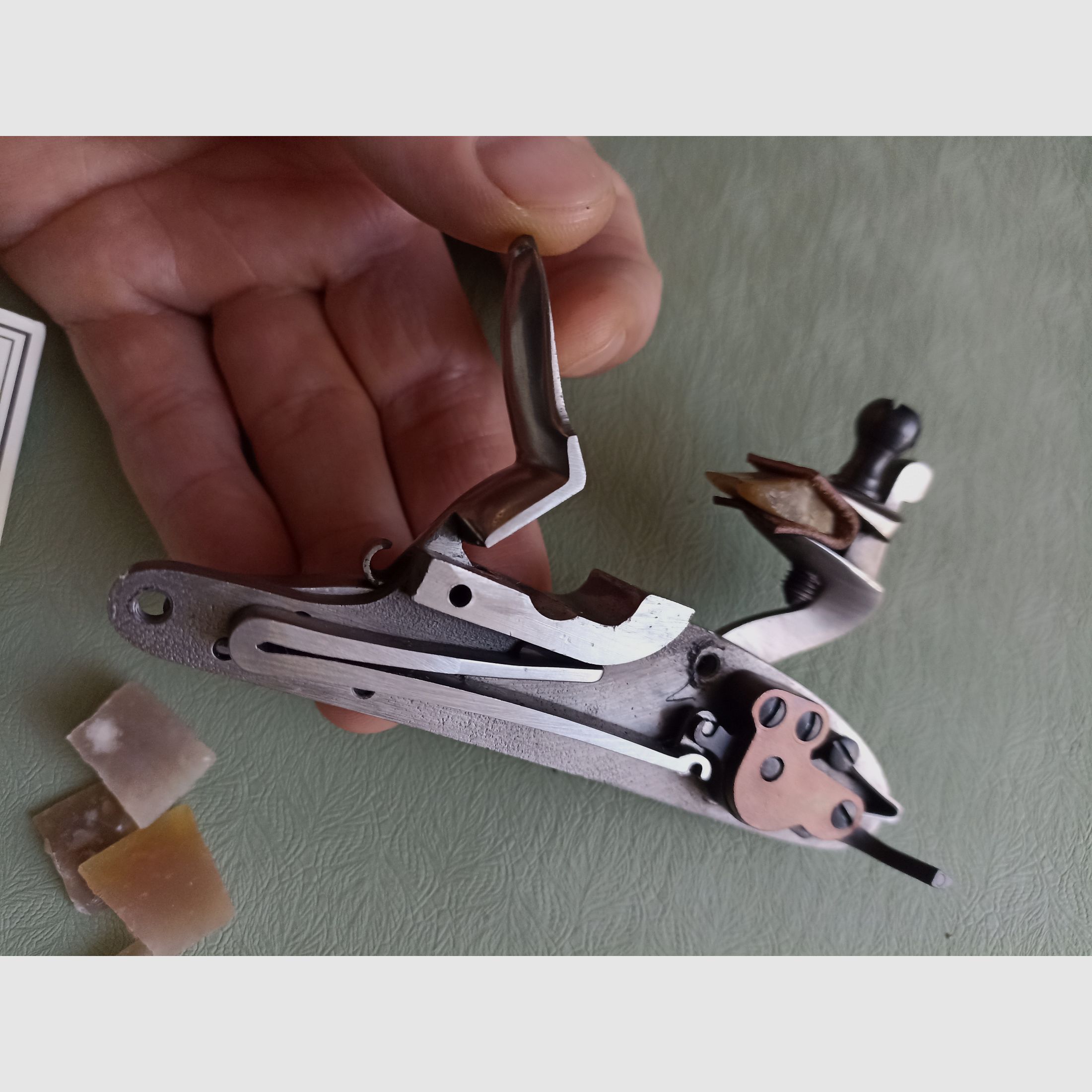 Charles Moore Steinschlosspistole cal .45Pedersoli (with original packaging) muzzleloader black powder