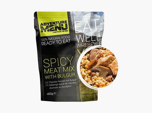 Adventure Menu Pikanter Kessel mit Bulgur