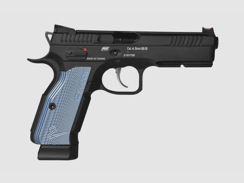 ASG (Lizenz Ceská Zbrojovka) CZ Shadow 2 Schwarz 4,5mm BB - Druckluft Co2 BlowBack