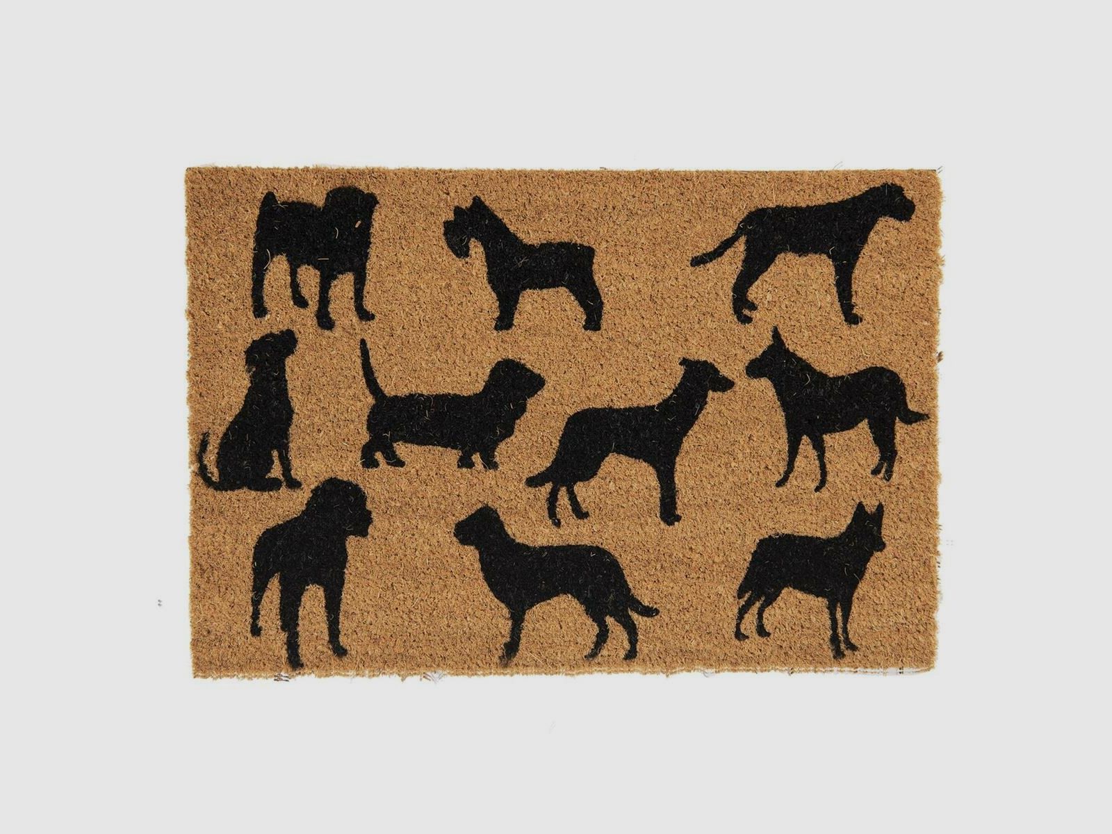 Lovergreen Outdoor Motiv Kokosnuss/ PVC-Fußmatte veschiedene Hunde
