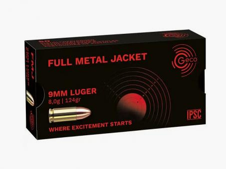 Pociski Geco, kal. 9x19, 124grs, VM - 1000 pocisków