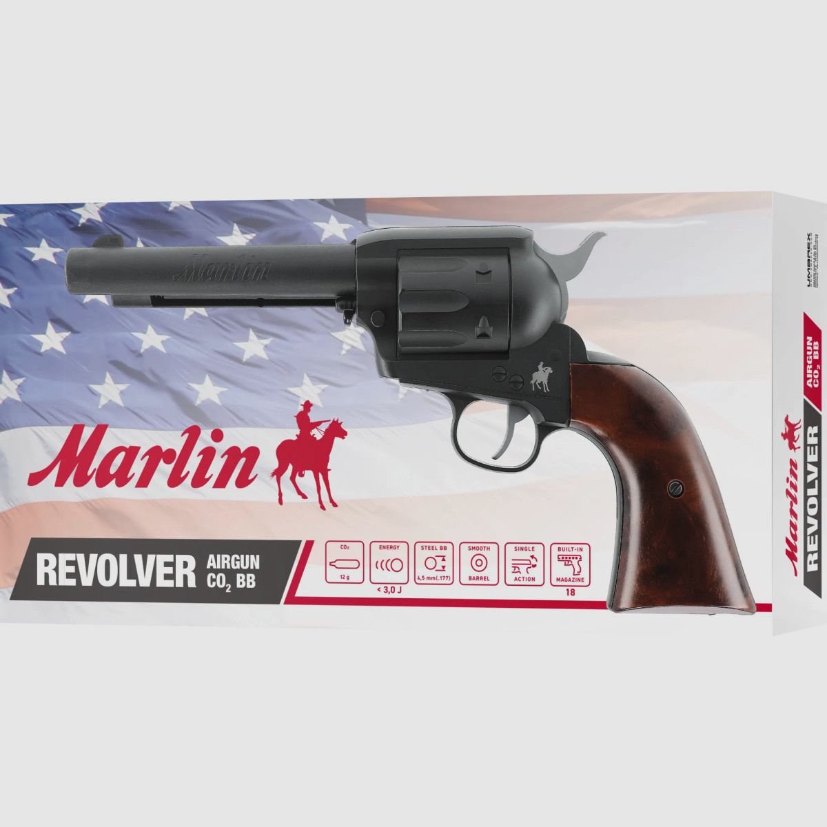 REVOLVER MARLIN CO2 CAL 4 5MM 3J MARLIN