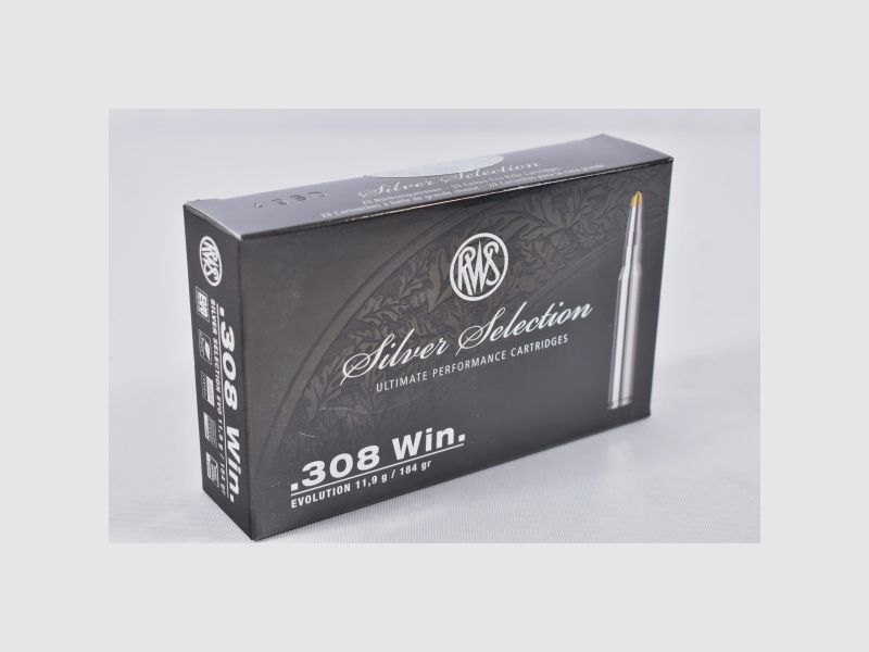 RWS .308Win 184grs Evolution 20STK Munition bleihaltig