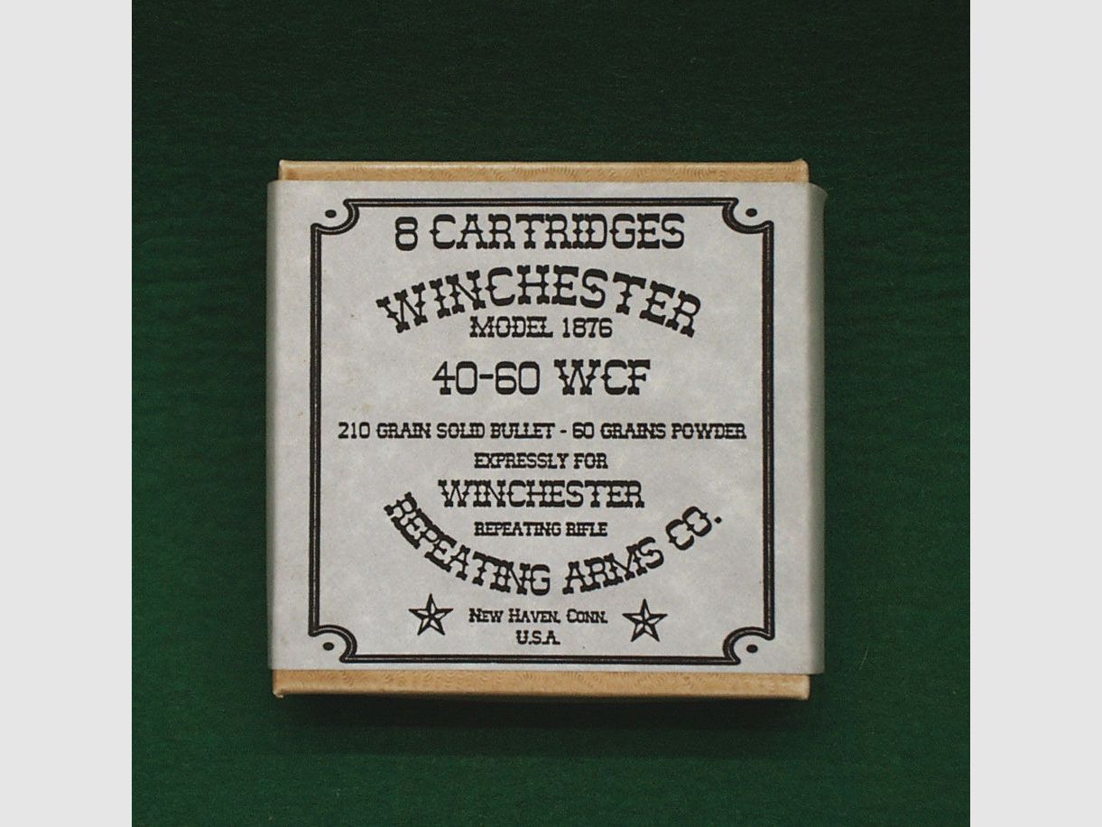 Replika	 Patronenschachteln 40-60 WCF Winchester