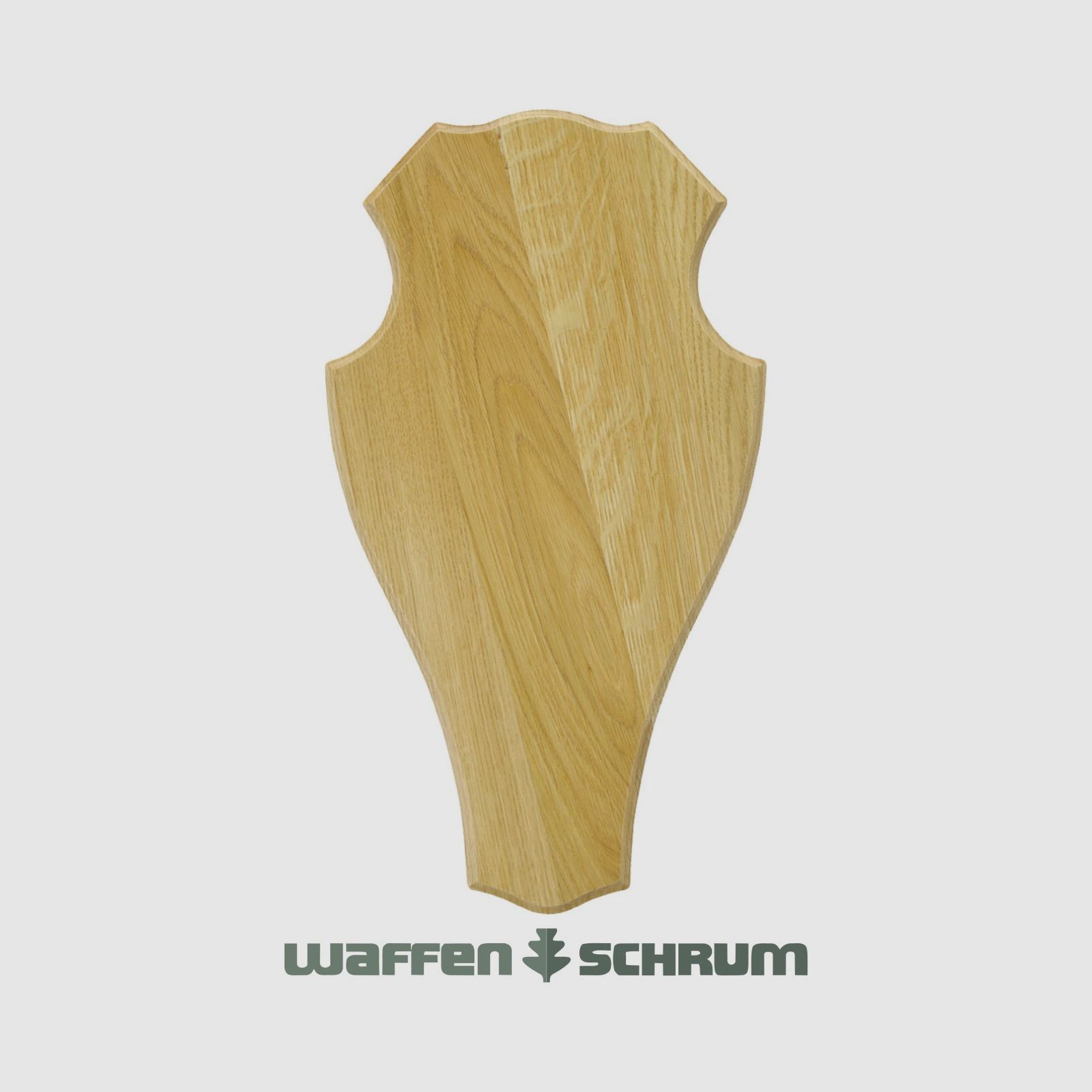 Eurohunt antler board 40x22cm oak - light - round