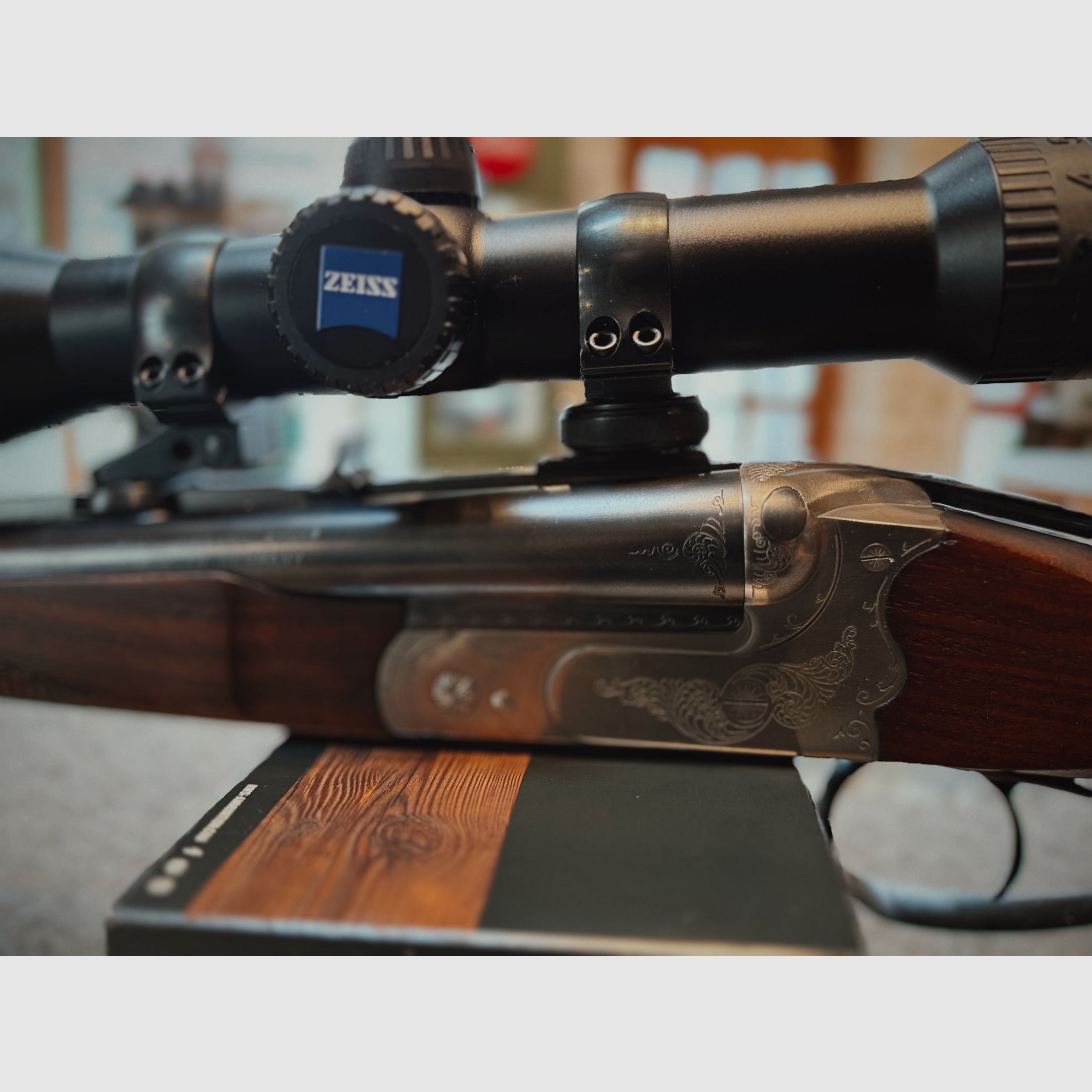 Merkel double rifle 8X57IRS like new!