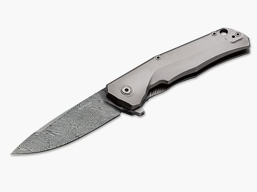 Nóż składany LionSteel T.R.E. Damascus Thor Titan damast