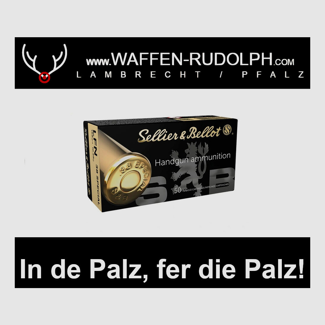 Sellier & Bellot .38Spec. FMJ full metal jacket 10.2g/158gr.