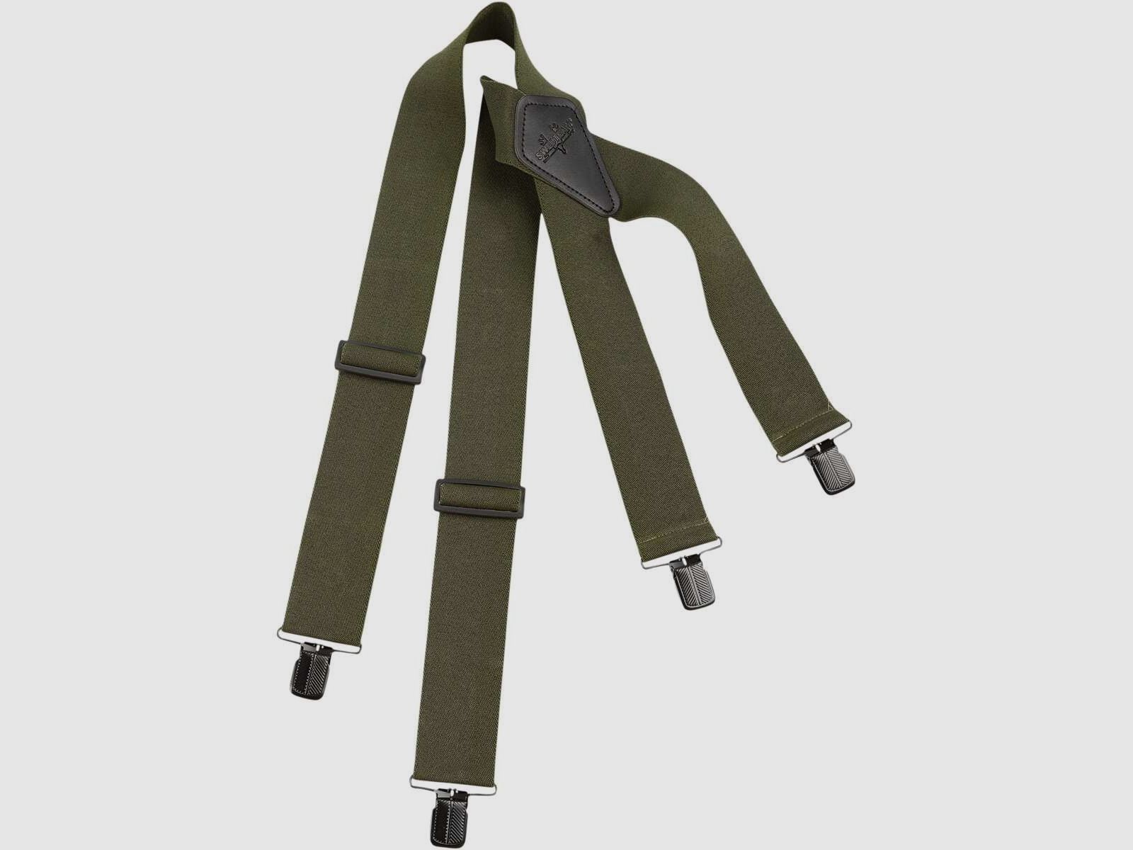Swedteam Clip Suspenders Hunting Green One Size