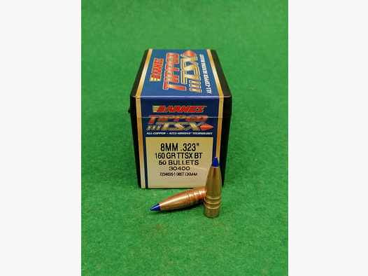 BARNES TTSX #30400 Kaliber 8mm (.323) - 160 Grain