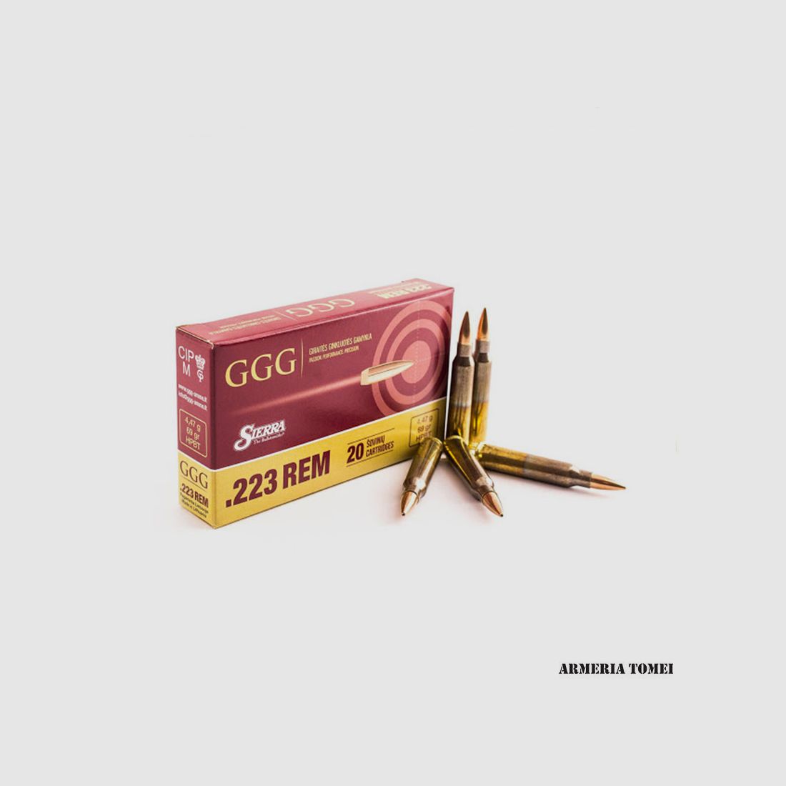 SIERRA – GGG .223 REM 4.47g / 69gr HPBT