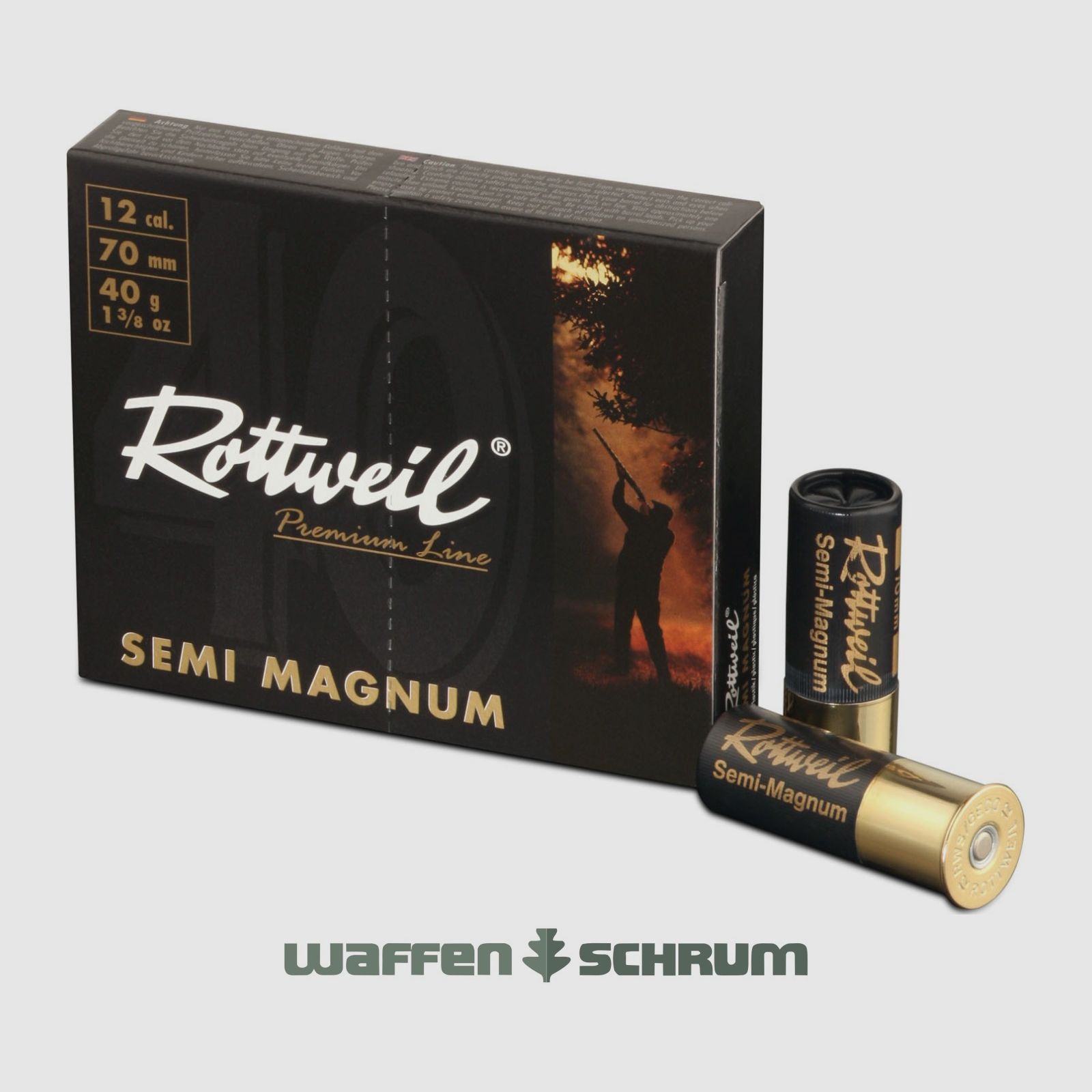 Rottweil Waidmannsheil Semi Magnum 12/70 3,5mm - 40g