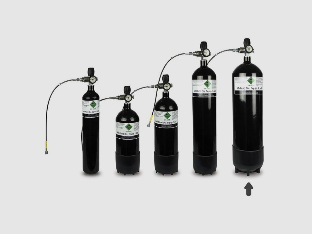 Flasche 12 Liter PCP 300 Bar. Komplettset, Bild 4 von 30