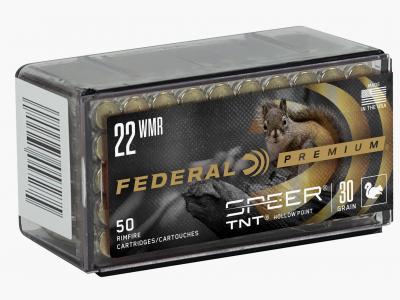 Federal Büchsenmunition Premium .22 Win. Mag. 1,9g TNT Jacketed Hollow Point Varmint & Predator