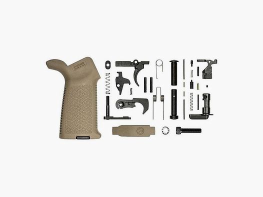 AERO PRECISION KITS AERO PRECISION LOWER PARTS KIT W/ MOE GRIP FOR AR-15 FDE