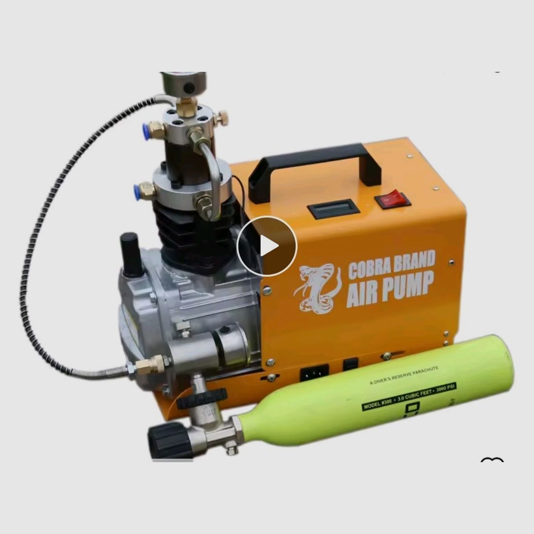 300 bar Kompressor, 300 bar Handpumpe 