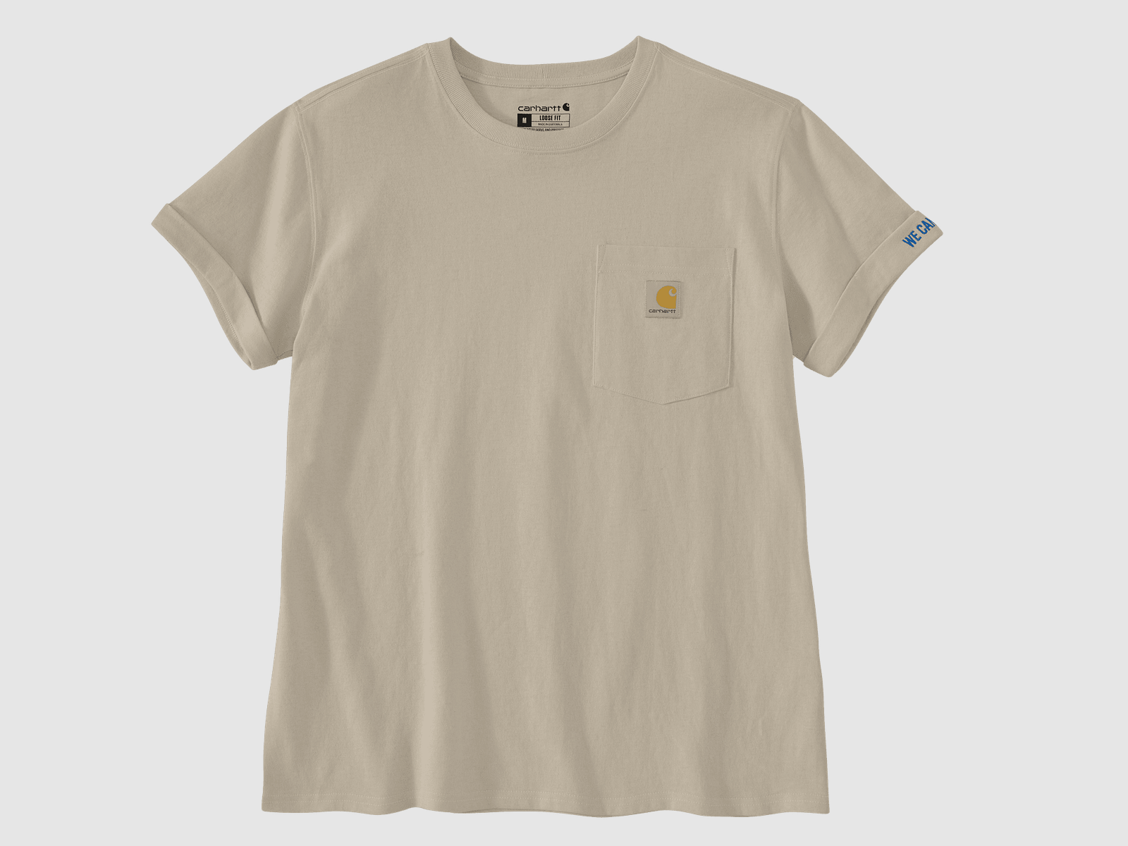 Carhartt Dearborn Loose Rosie T-Shirt Women Oat Milk S