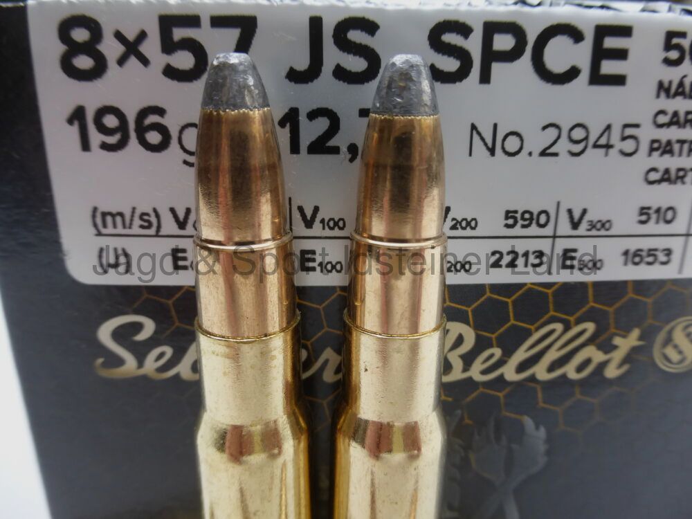 Sellier & Bellot 196grs, SPCE (softpoint cutted edge)