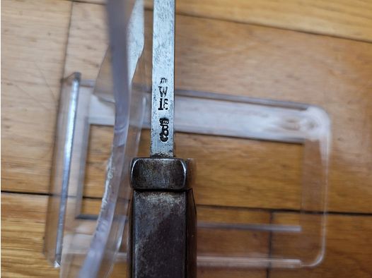 Rare Baïonnette 84/98 2° type – double fabrication « Mundlos » & « Herder »- W18 – Fourreau – 1°GM – TBE