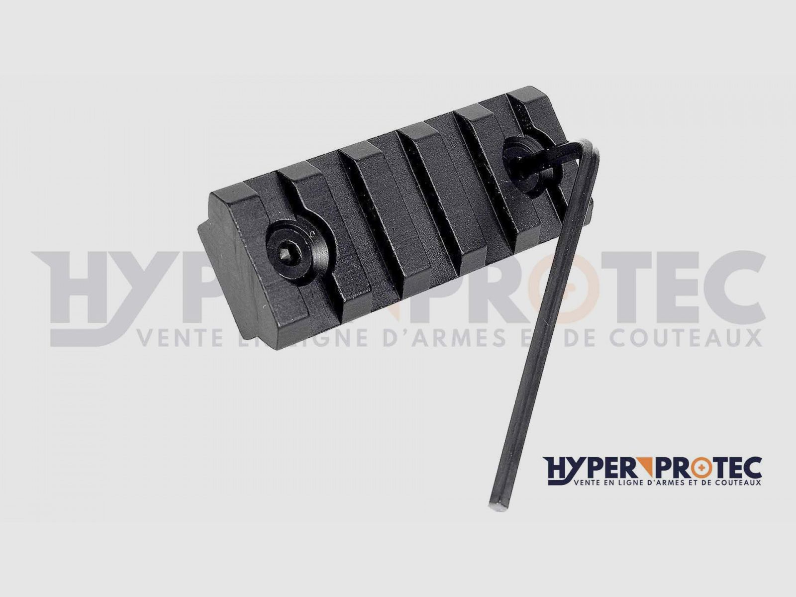 Picatinny-Schiene Keymod M-lok 5,5 cm mit 5 Slots, Bild 3 von 4