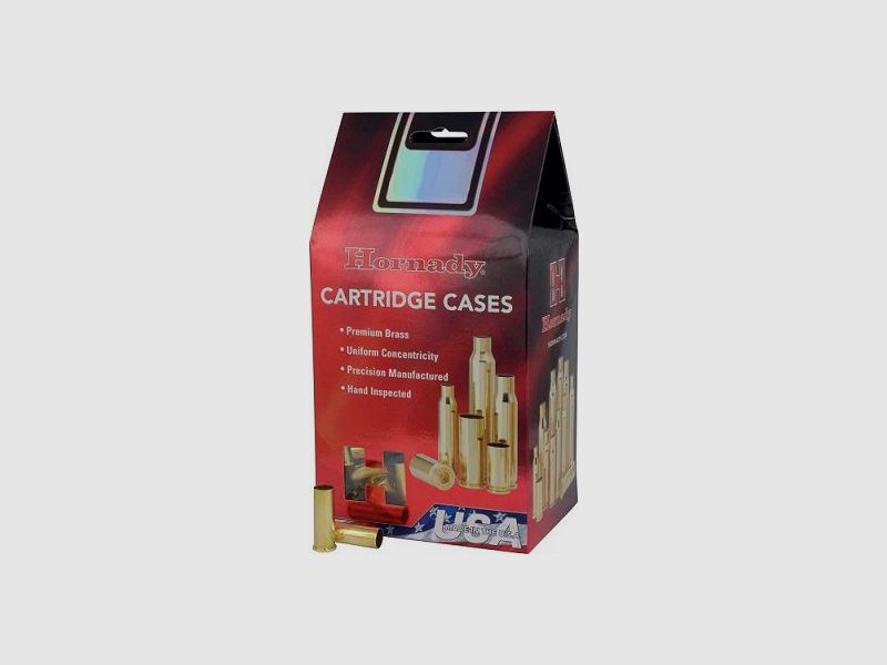 HORNADY BOX MIT 50 UNGEZÜNDERTEN HÜLSEN 500 S&W 8790