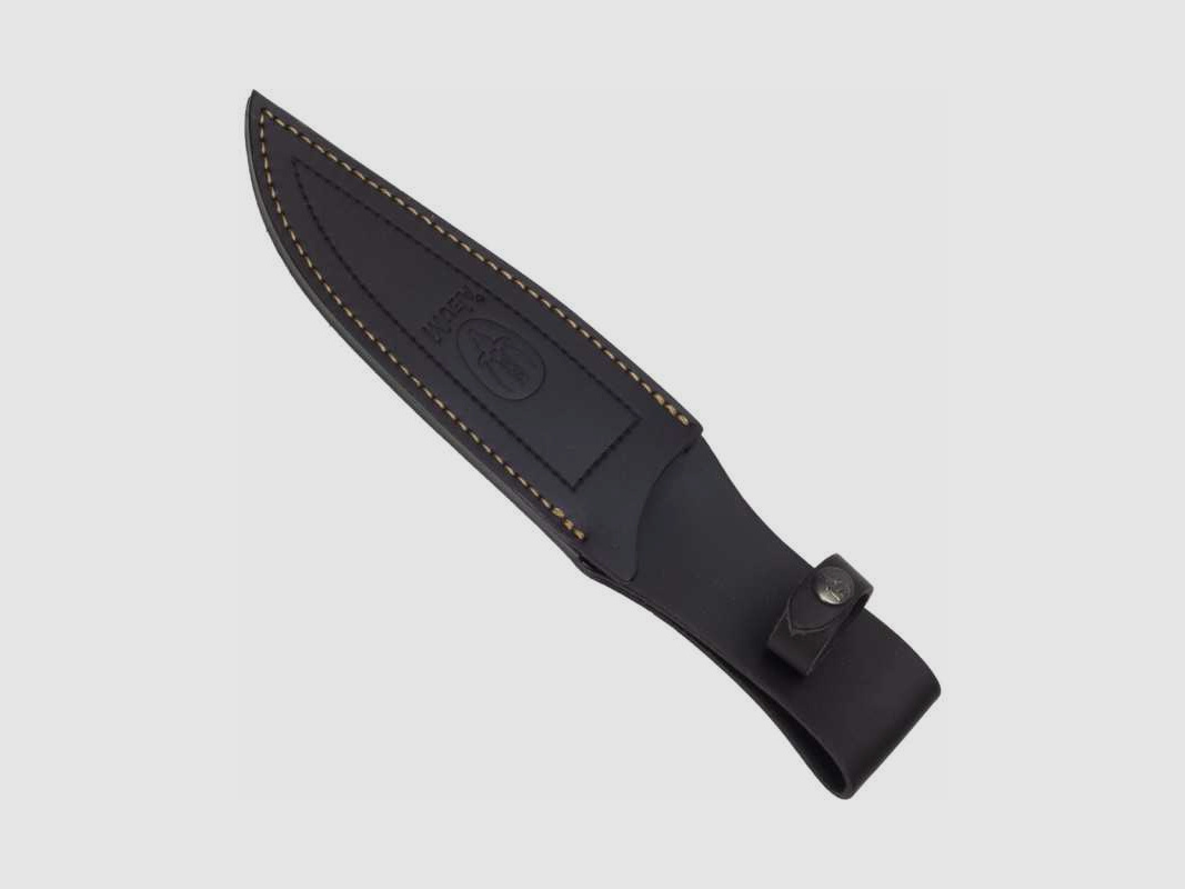 Muela Jabali 17 Premium Bowie Messer Pakkaholz Lederscheide