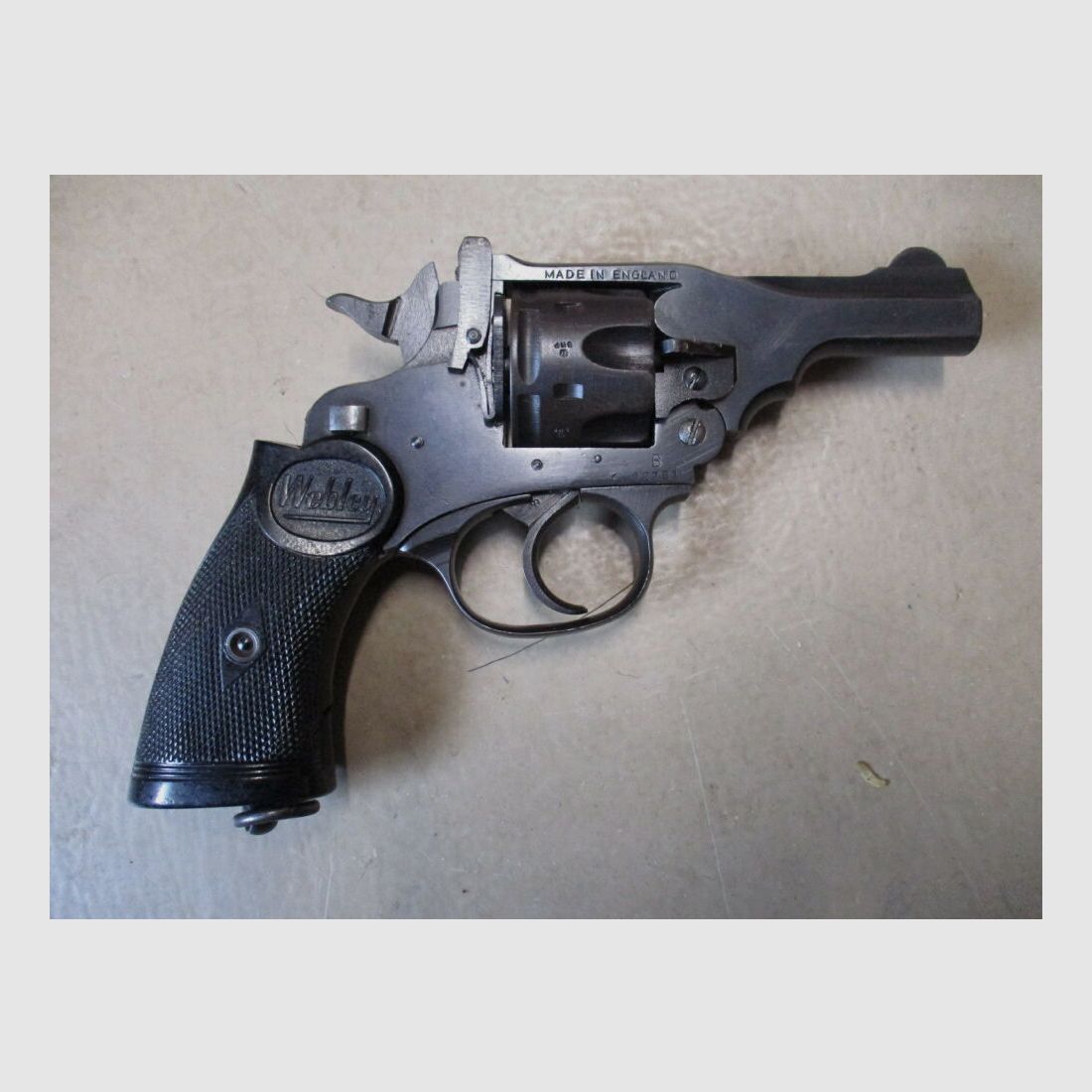 Revolver Webley 3" mit Sicherung .38 S&W MK IV