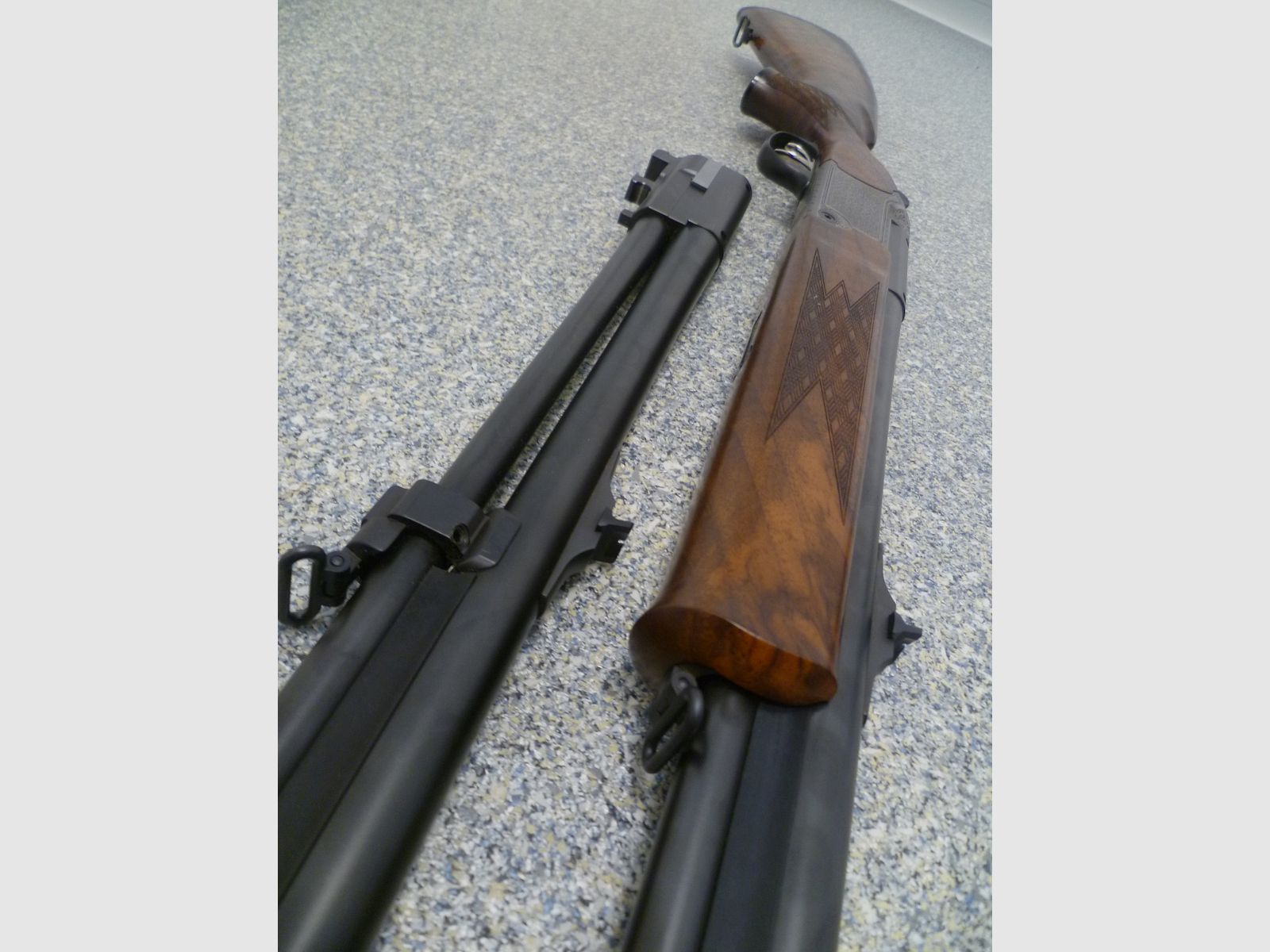 Bockbüchsflinte Blaser BBF 95 12/70 & 5,6x50R Mag. mit ATL 12/76 & .270 Win.