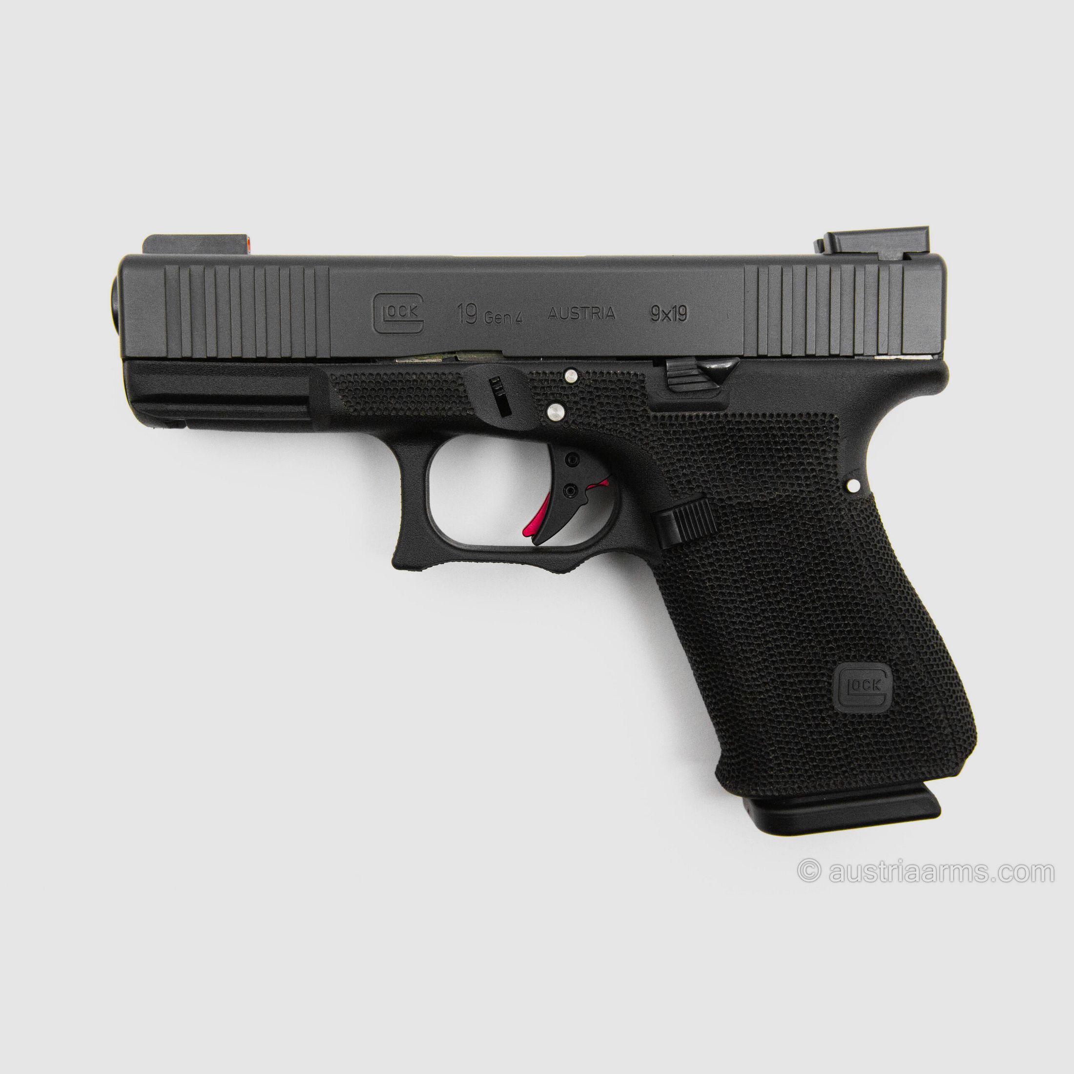 Glock 19 Gen4, voll ausgestattete Customwaffe, 9 x 19 mm, Bild 1 von 5