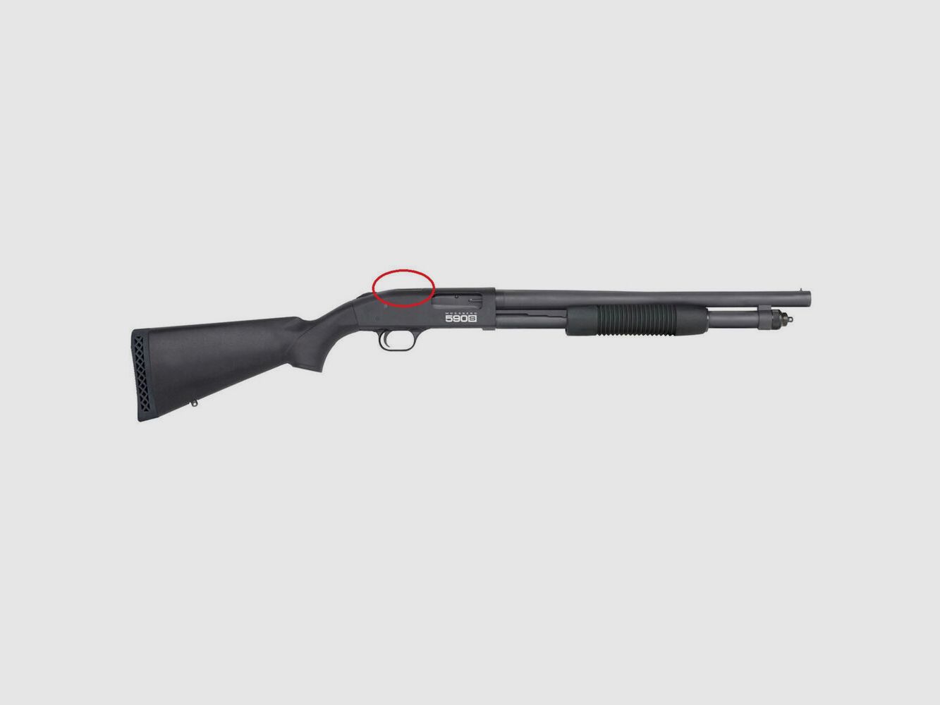 Mossberg 590S Optic-Ready 18.5" (5 inch) Black 12/76, image 2 of 3