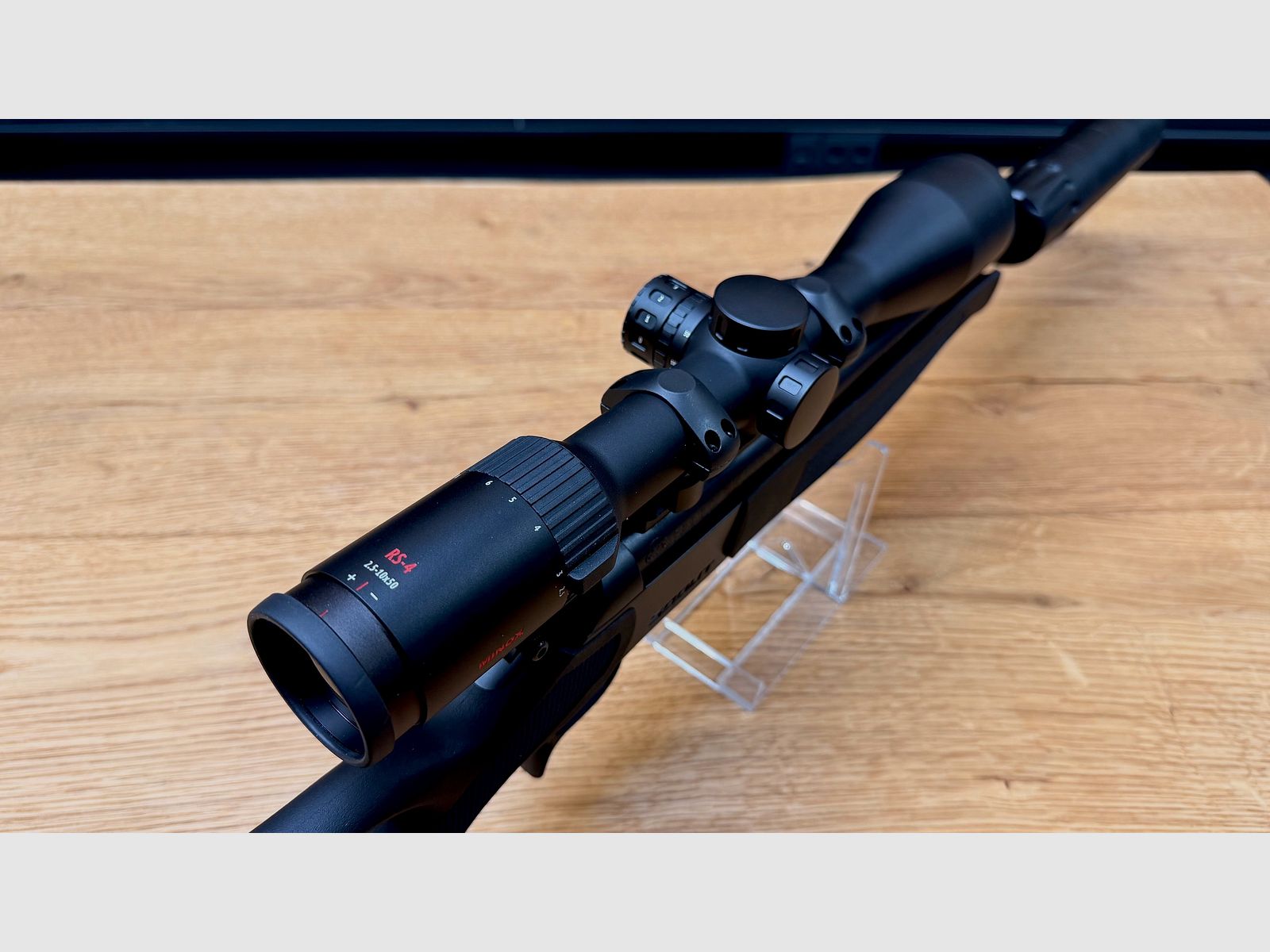 CVA Scout Karpersysteem Compleetset / LL 42cm / 5/8x24 / incl. Minox RS4 2,5-10x50 & A-Tec H3, afbeelding 8 van 9
