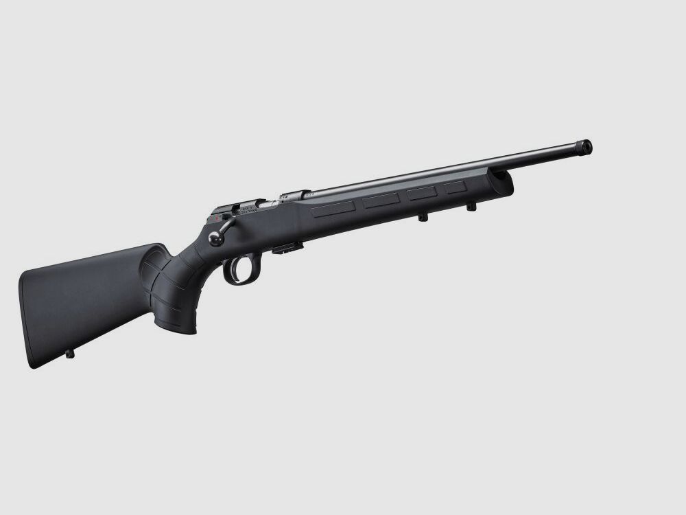 CZ KK fucile ripetitore 457 Synthetic 16" / 413mm 1/2"-20 UNF calcio in polimero con superficie soft-touch