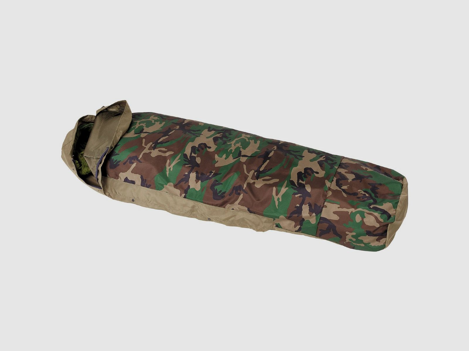 MFH Schlafsacküberzug / Biwaksack 3-Lagen-Laminat woodland camo