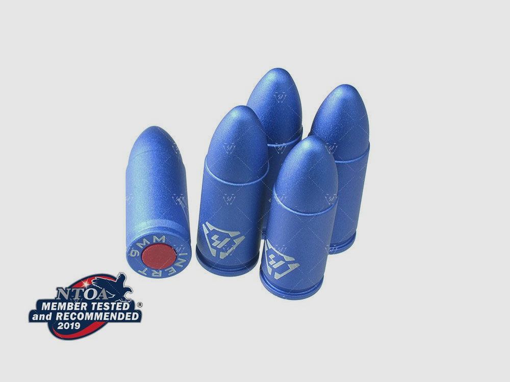 STRIKE INDUSTRIES 9X19 Aluminum Dummy Rounds 5pcs, Bild 1 von 4