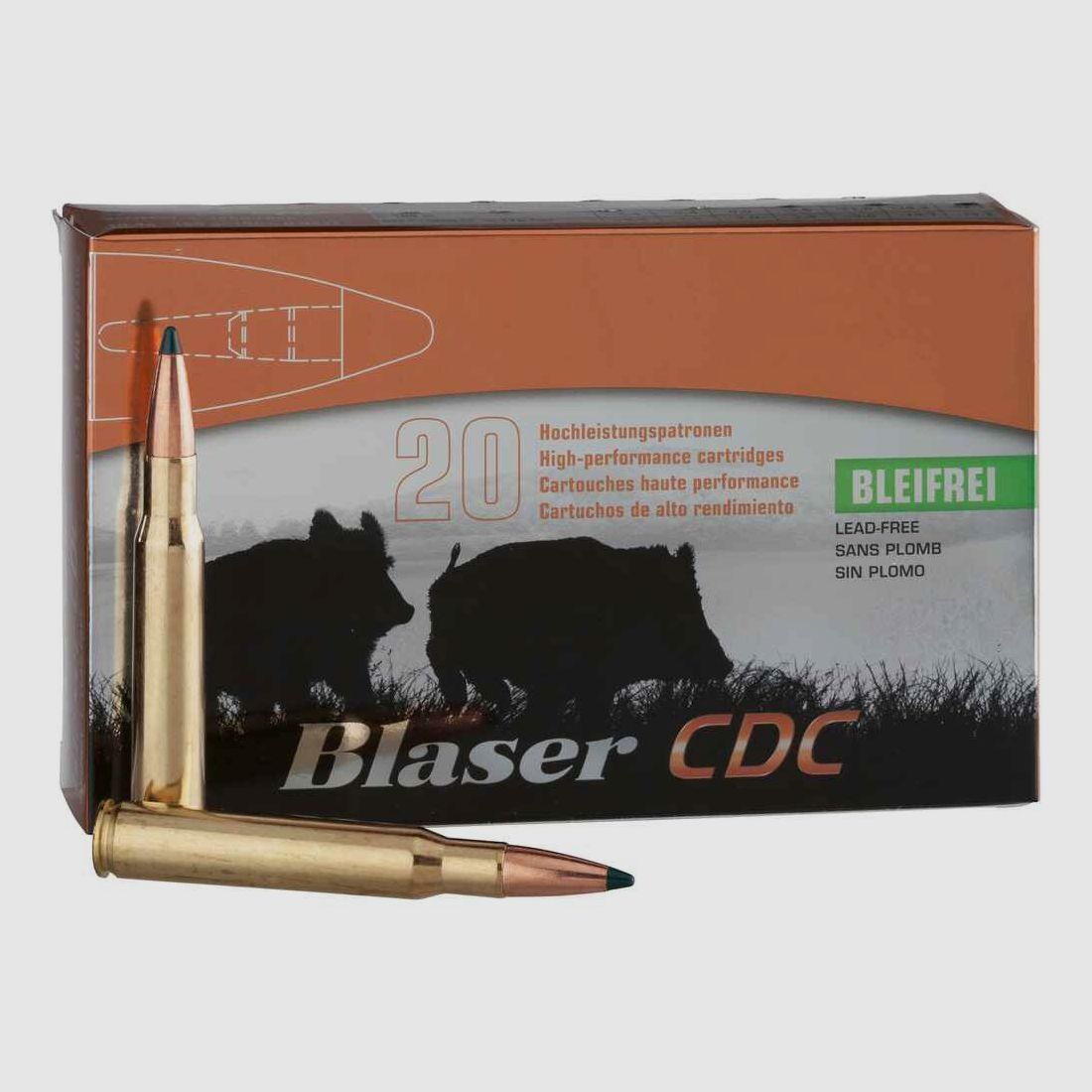 Blaser CDC 16,2g. - 250gr. 9,3x62