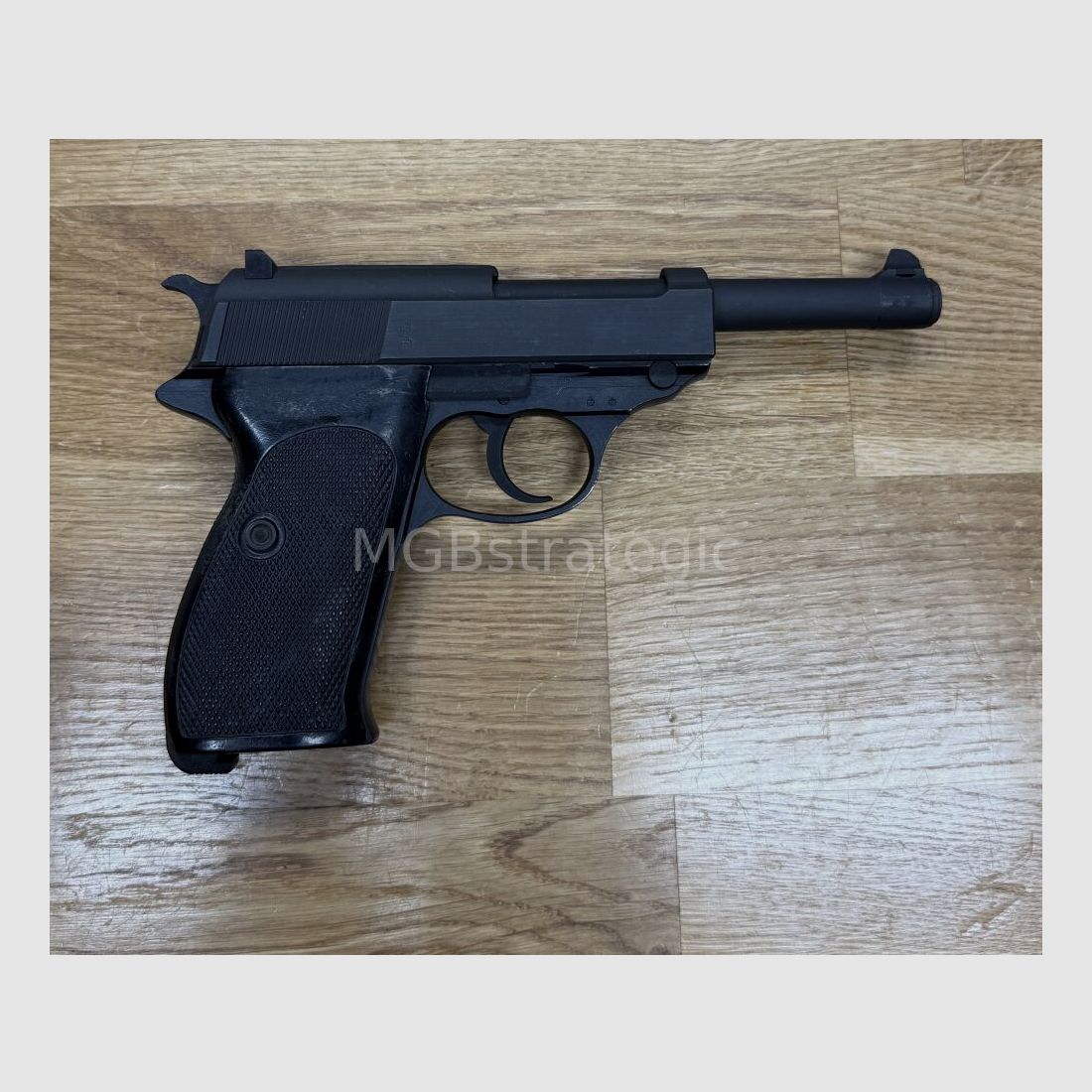 Walther P1 ex stock de depósito de Bundeswehr con bolsa de depósito incluida 1x cargador P38 pistola semiautomática 9mm Luger P 38 / con embalaje de depósito ex stock Bw