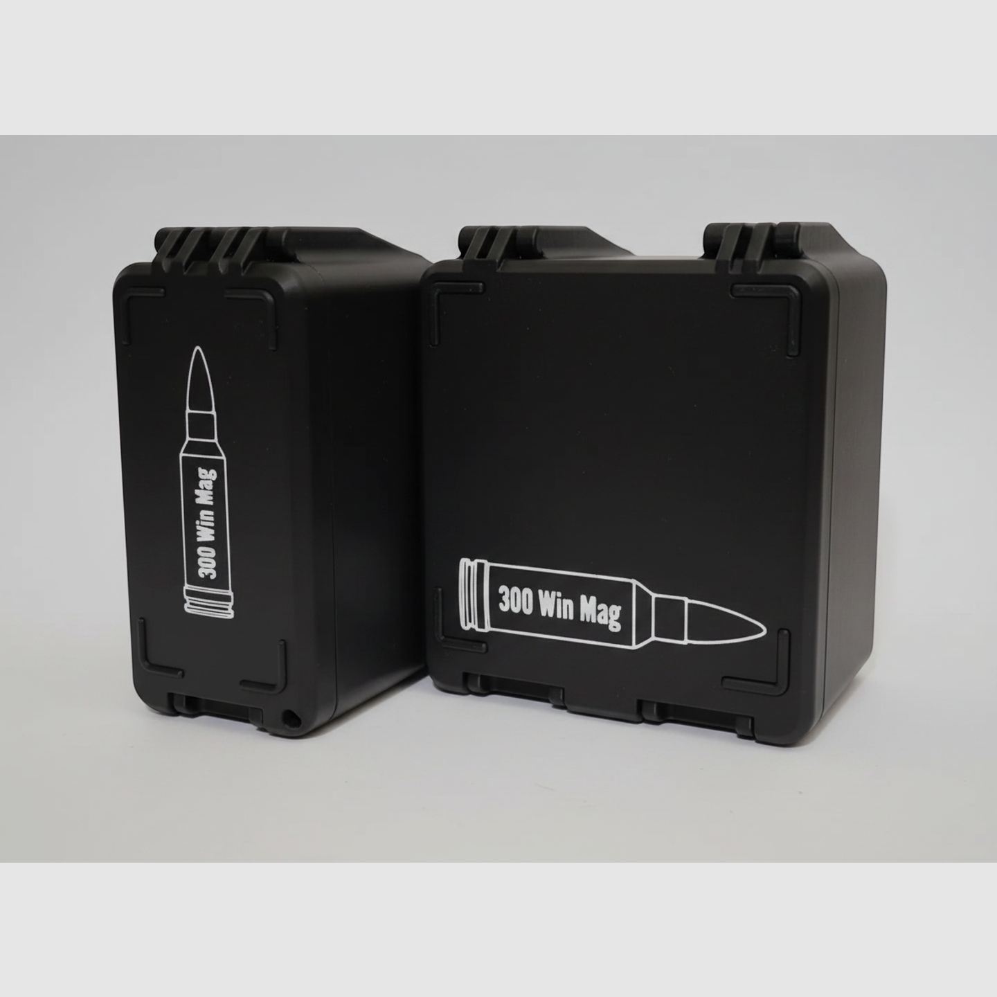 Filamelt Munitionsbox / 300 Winchester Magnum / 'Klapp- / Rastdeckel' / Patronenbox, Ammo Box
