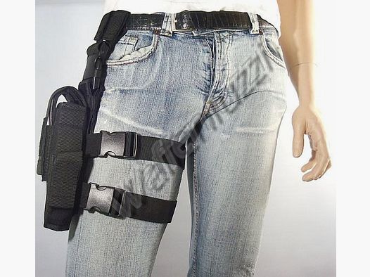 Oberschenkelholster / Gürtelholster aus Nylon für große Pistolen oder Revolver