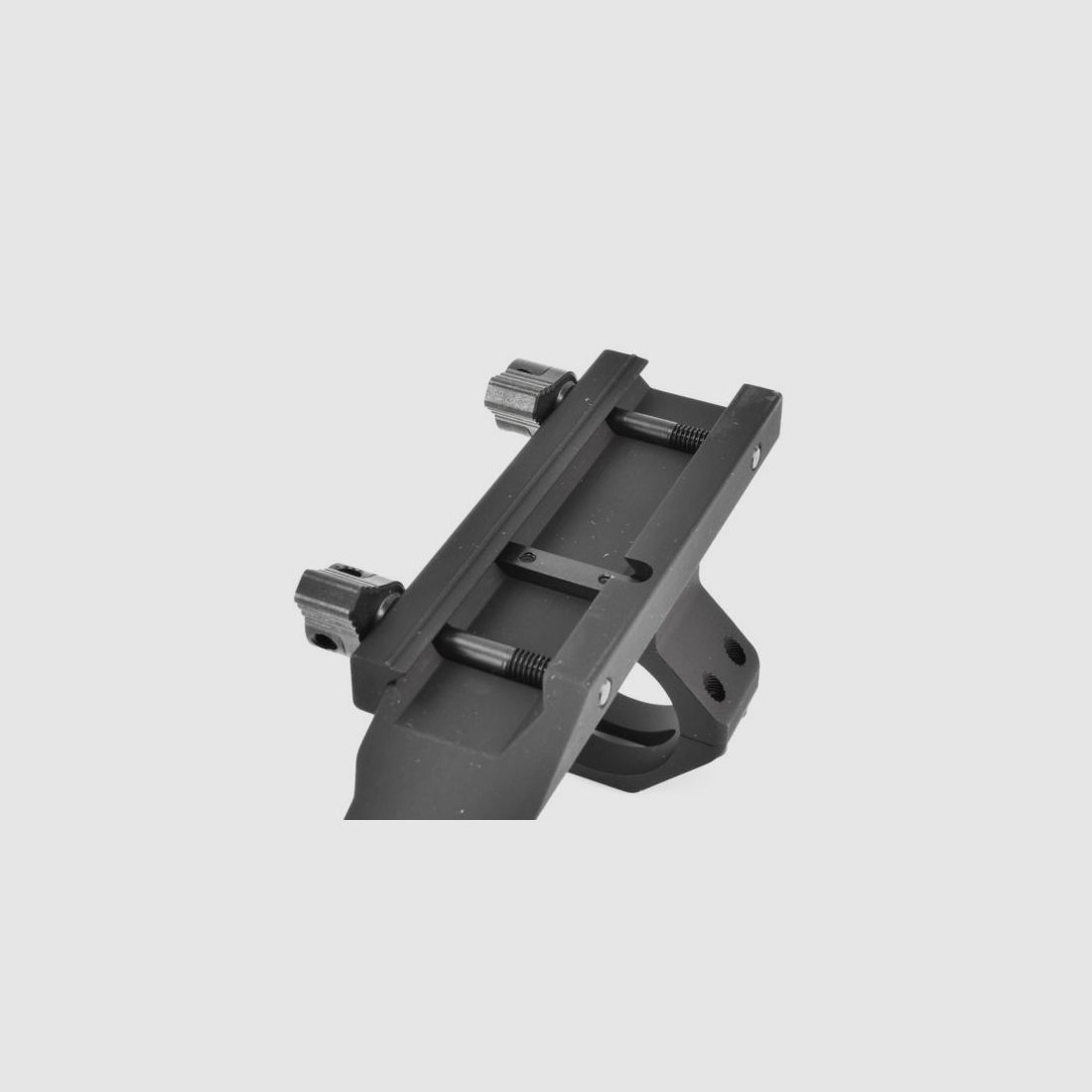 Weaver Tactical Thumb-Nut SPR 1-tlg. Mount Picatinny-Style mit Ringe Flattop AR-15 matt schwarz 30mm, integriertes Rückschlag-Basisdesign