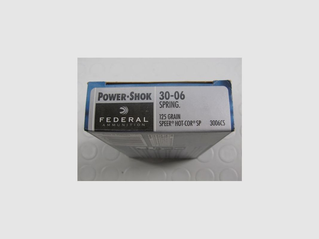 FEDERAL PATRONEN 30-06 GR 125 QT 20, afbeelding 2 van 2