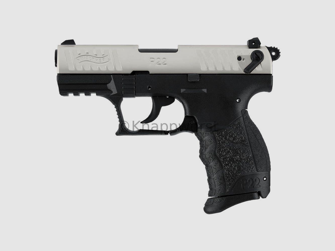 Umarex Walther P22Q - 7 Schüssig 9mm P.A. vernickelt