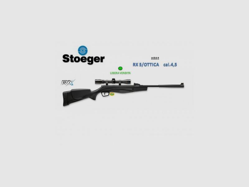 STOEGER RX5 con ottica sint. cal.4.5mm