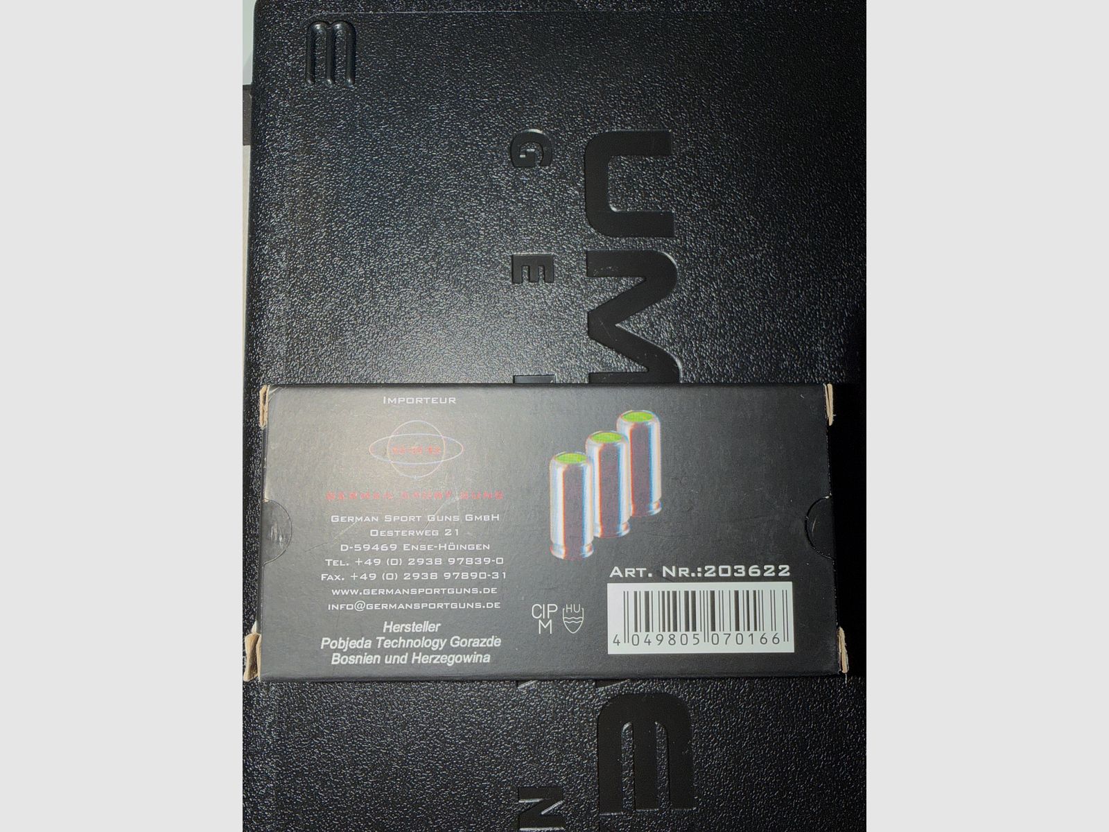 9mm Platzpatronen 50 stk