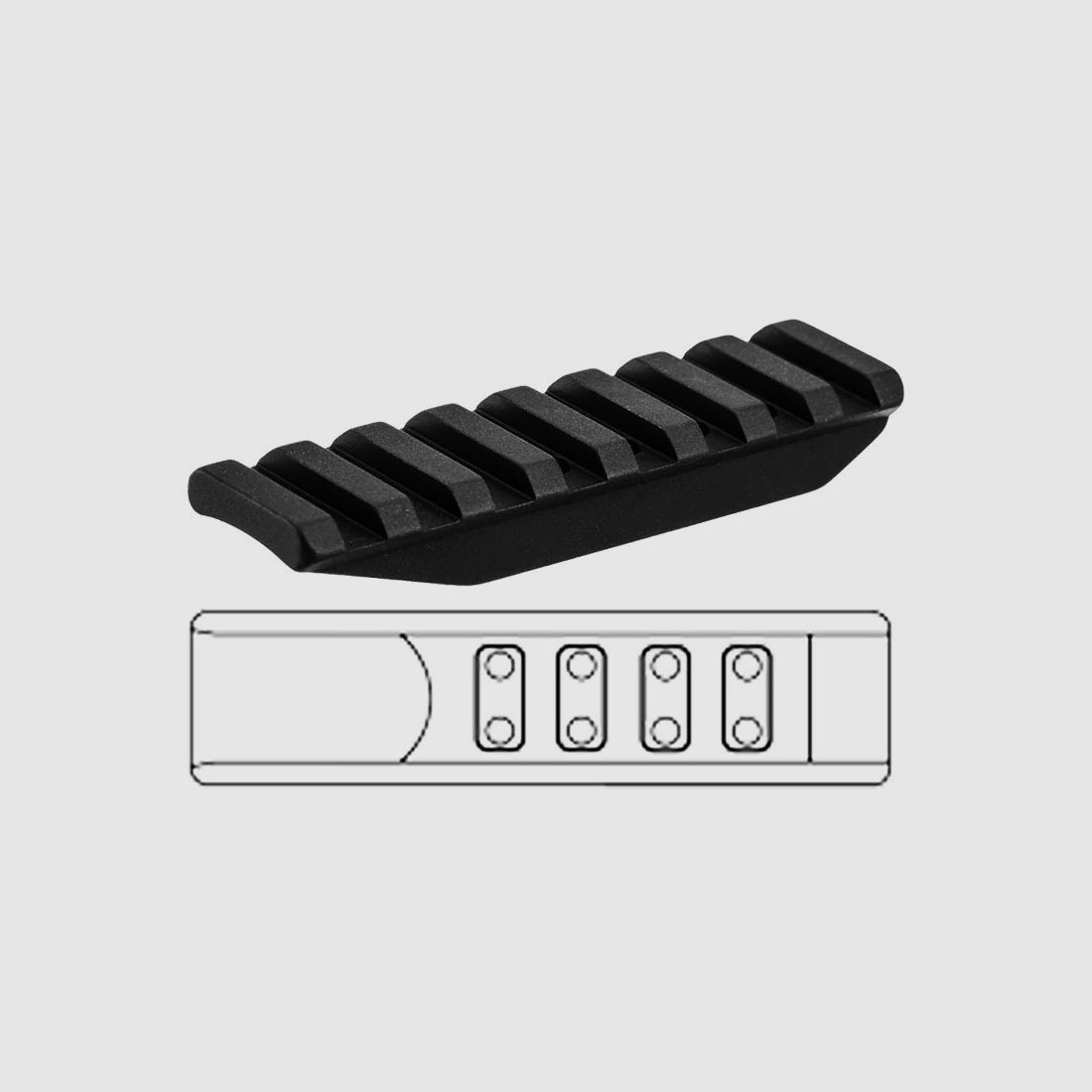Adaptador ERATAC para interfaz universal para Docter Sight / Noblex Sight