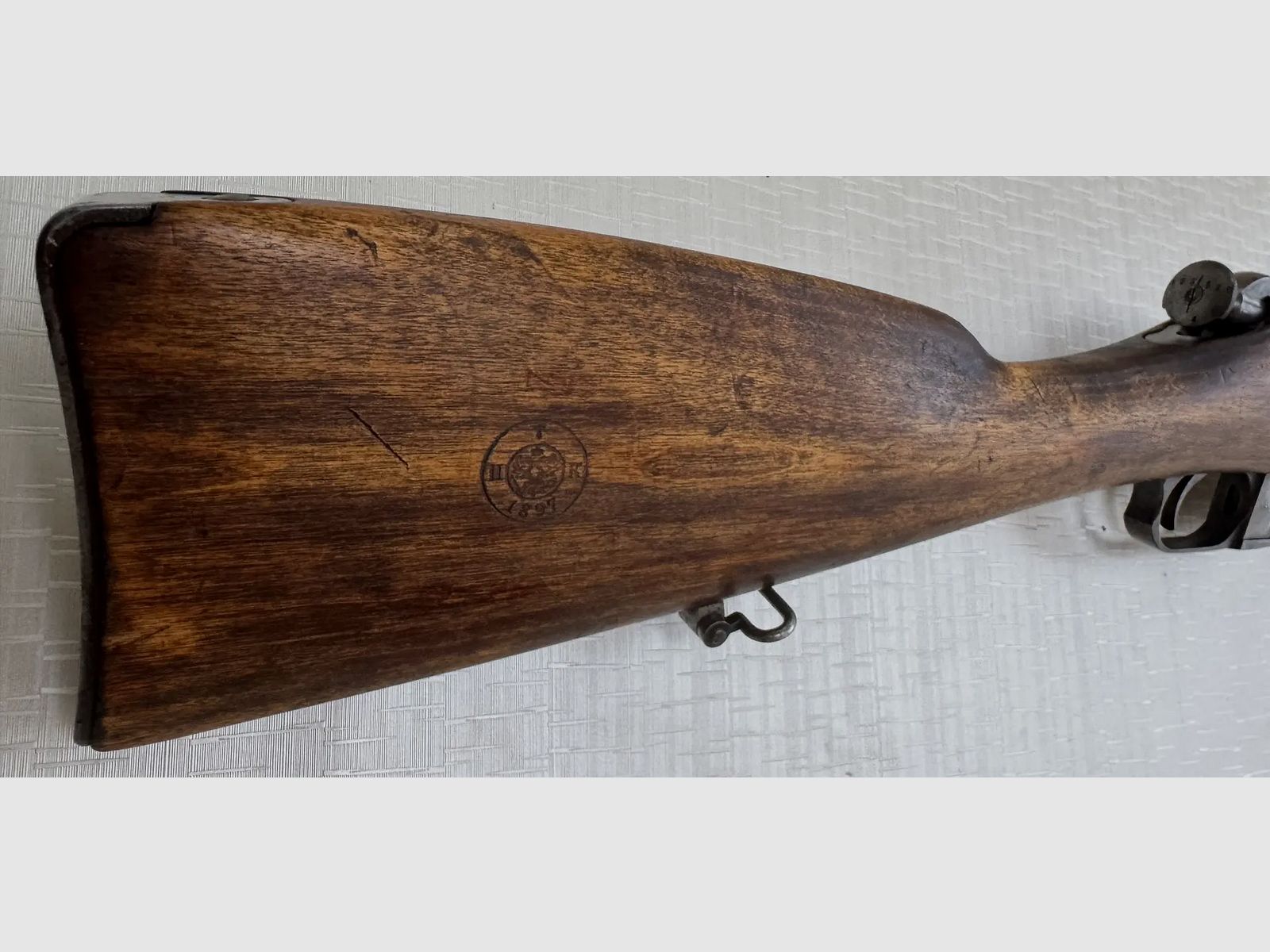 Mosin Nagant carabine courte cosaque russe M1891 – Tula 1897 – numéroté identiquement calibre