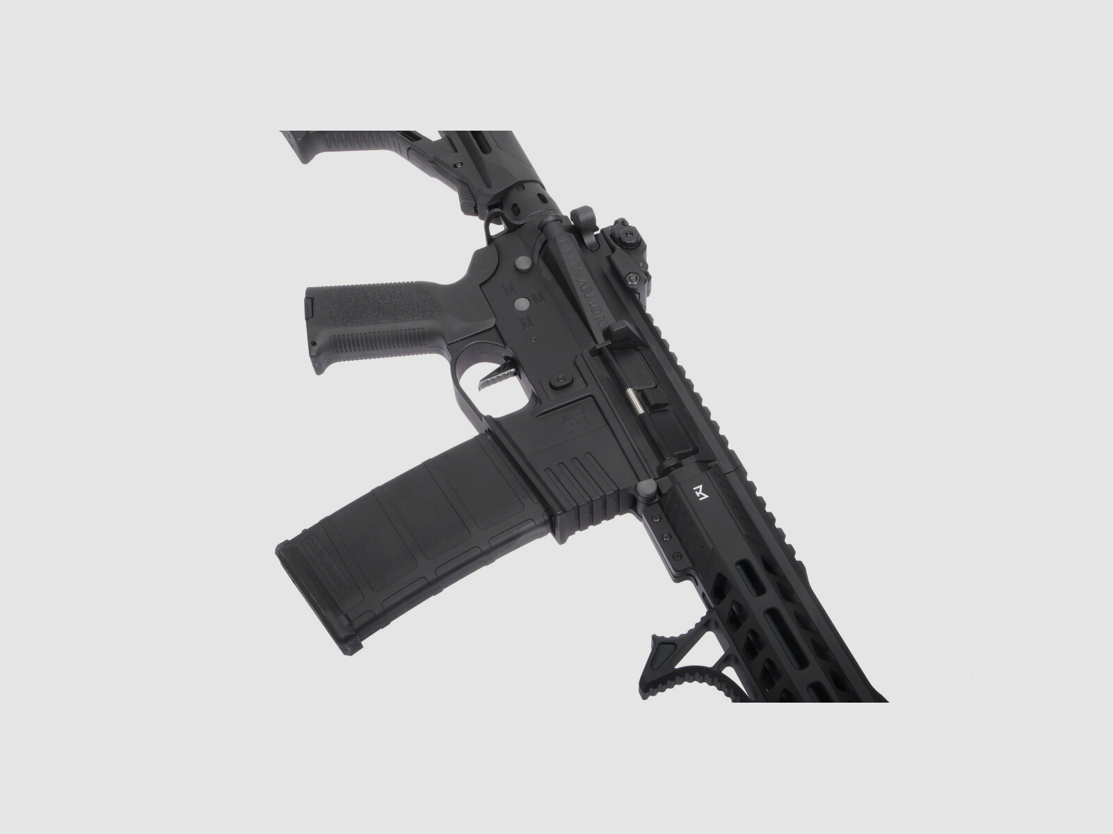 AR15 M-Lok Short ALPHA EAGLE ETU Schwarz S-AEG Softair Gewehr Frei ab 18 Jahren | Delta Armory