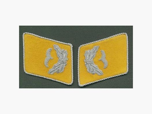 Kragenspiegel Leutnant Flieger/Fallschirmjäger Repro !!!