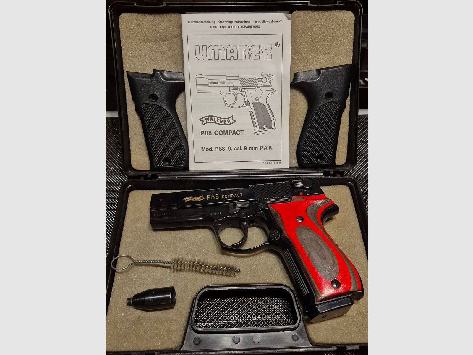 Walther P88-9 kompakt Schreckschuss Sammlerwaffe